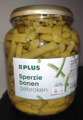 Sperziebonen gebroken