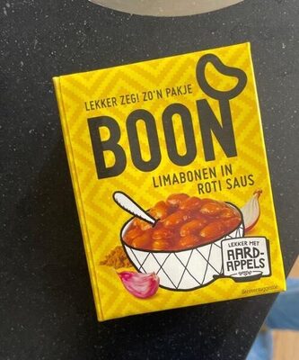 Lima bonen in roti saus