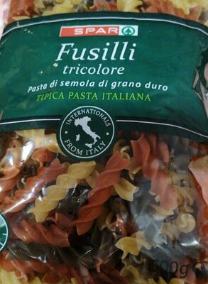 Fusilli tricolore front packaging