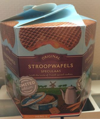 STROOPWAFELS Speculaas front packaging