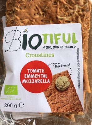 Croustines tomate emmental mozza