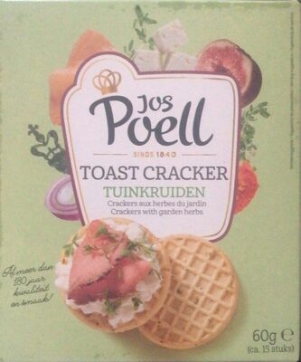 Crackers aux herbes du jardin