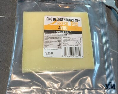 Jong belegen kaas front packaging