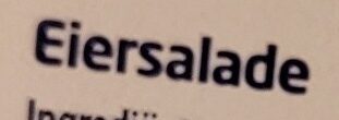 Eiersalade