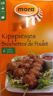 Brochettes de poulet front packaging