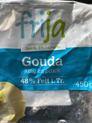 Gouda jung im Stück front packaging