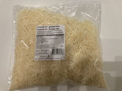 Elemental 45+, geraspte kaas front packaging