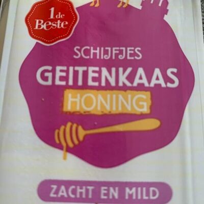 Schijfjes geitenkaas honing