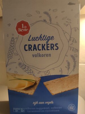 Luchtige crackers front packaging