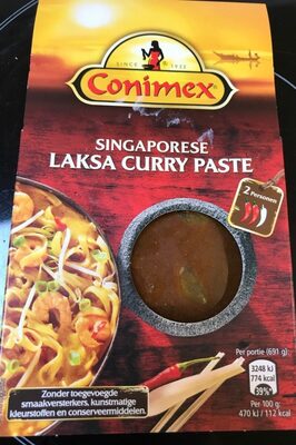 Singaporese Laksa Curry Paste front packaging