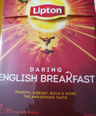 Thé daring english breakfast front packaging