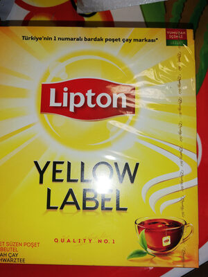 Lipton Yellow Label Tea front packaging