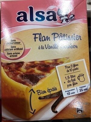 Flan pâtissier à la vanille bourbon