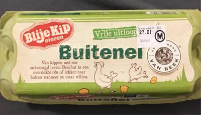 Gebroeders Van Beek Buitenei Vrije Uitloop, Medium Ei