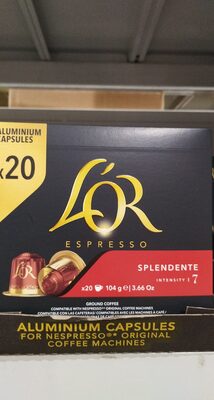 L'or espres splendente 20 capsules