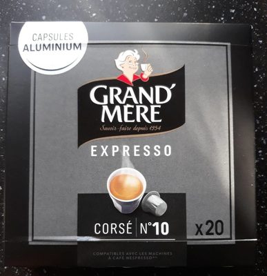 Espresso corsé n°10 café en capsules aluminium