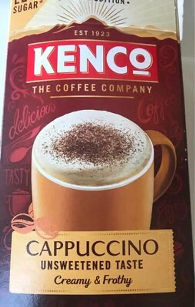 Cappuccino non sucree front packaging