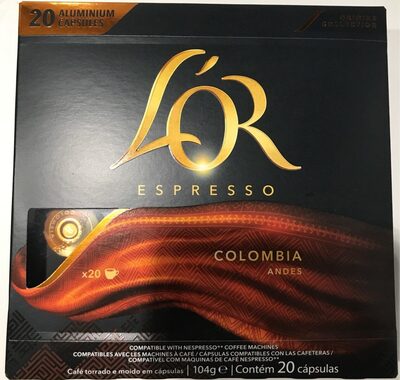 Espresso Colombia Andes front packaging