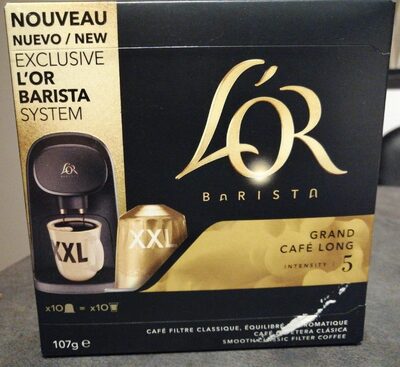 Grand café filtre front packaging