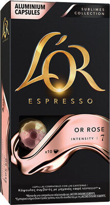 Sublimes collection café or rose intensidad compatibles