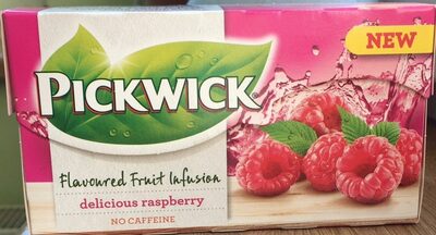 Flavowred fruit infusion. Delicious raspberry