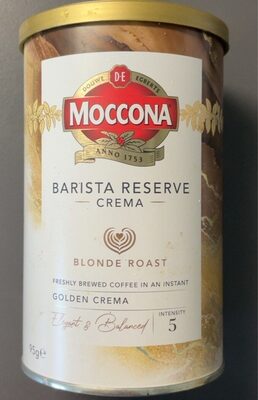 Barista Reserve Crema Blond Roast front packaging