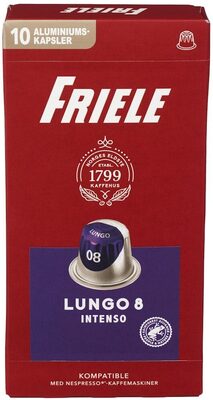 Friele Kaffekapsler Lungo 8 Espresso, 10 stk