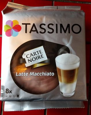 Tassimo Carte Noire Latte Pods X8