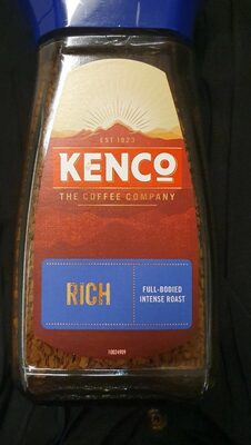 Kenco RICH full bodied intense roast front packaging