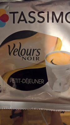 Café Dosette Velours Noir Petit Déjeuner