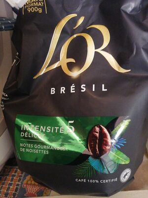 Cafe grain Brésil front packaging