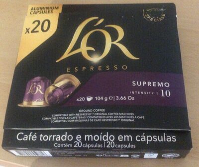 Café espresso capsules
