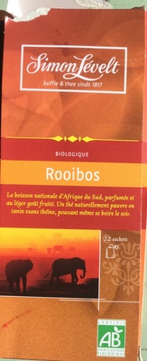 Rooibos - biologique front packaging