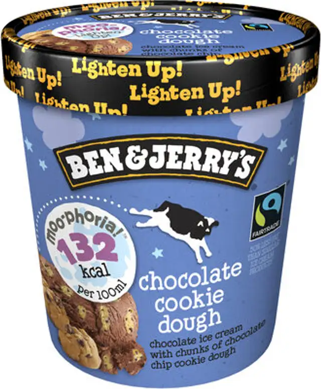 Ben & Jerry's Moophoria Glace Pot Chocolat Cookie 500ml front packaging