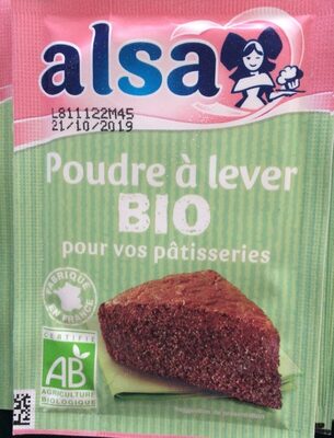 Poudre à lever front packaging