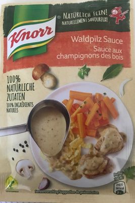 Sauce aux champignons des bois front packaging