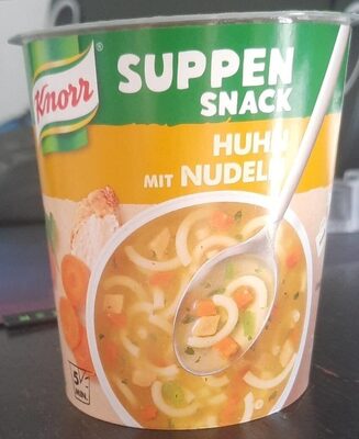 Suppen Snack Huhn mit Nudeln