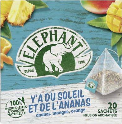 Elephant Tisane Ananas Mangue Orange 20 Sachets Pyramid®