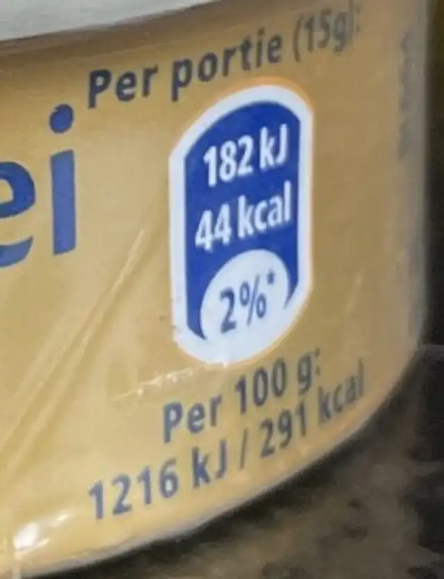 Leverpastei nutrition facts table