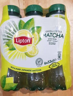 Lipton matcha front packaging