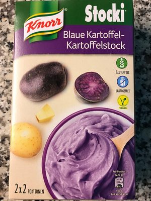 Blaue Kartoffel-Kartoffrlstock