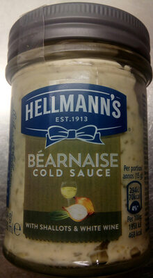 Hellmann's Béarnaise Cold Sauce with Shallots & White Wine front packaging