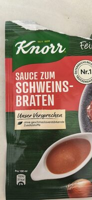 Sauce zum Schweinsbraten front packaging