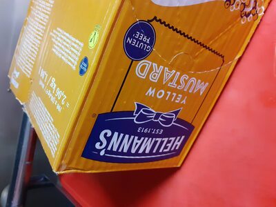 Mostaza Hellmann's front packaging