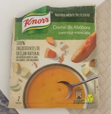 Crema de calabaza con nuez moscada