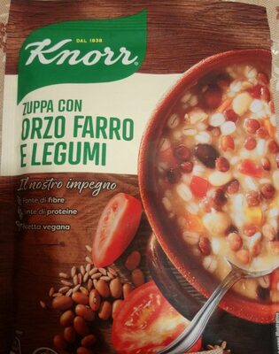 Zuppa farro e legumi