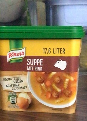 Suppe mit Rind