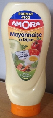 Amora Mayonnaise Nature Flacon Souple front packaging