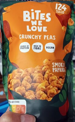 Crunchy peas smoked paprika