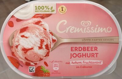 Eis Erdbeer-Joghurt front packaging